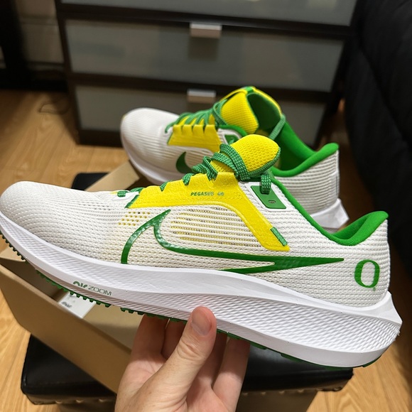 Nike Other - Nike Pegasus 40 White and Yellow Athletic Shoes